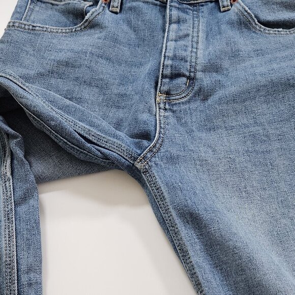 DU/ER Jean Women 29x27 (26) Blue Straigh Leg WFMR5017 Stretch Preppy Performance - Picture 10 of 16